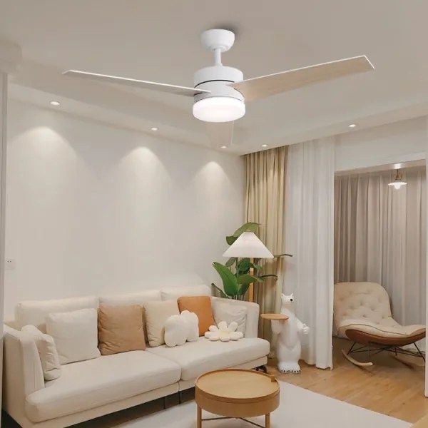 Immax NEO 07284L - Ventilator de tavan LED+CCT reglabil VARIABLE 24W/230V Wi-Fi Tuya+telecomandă