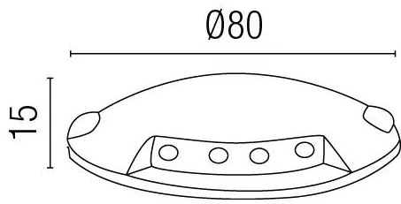 Corp aparent exterior IP67 LED Keenan 70546