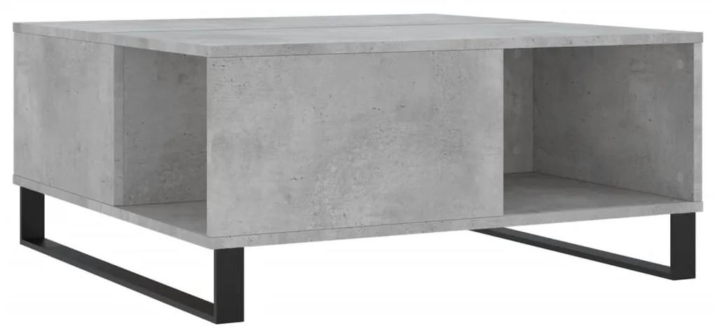 830792 vidaXL Măsuță de cafea, gri beton, 80x80x36,5 cm, lemn prelucrat