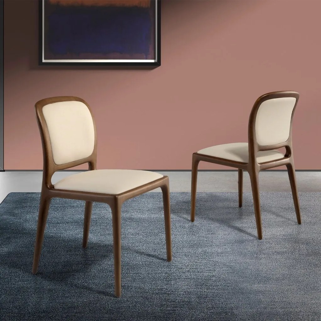 Scaun modern stil avangardist Cream