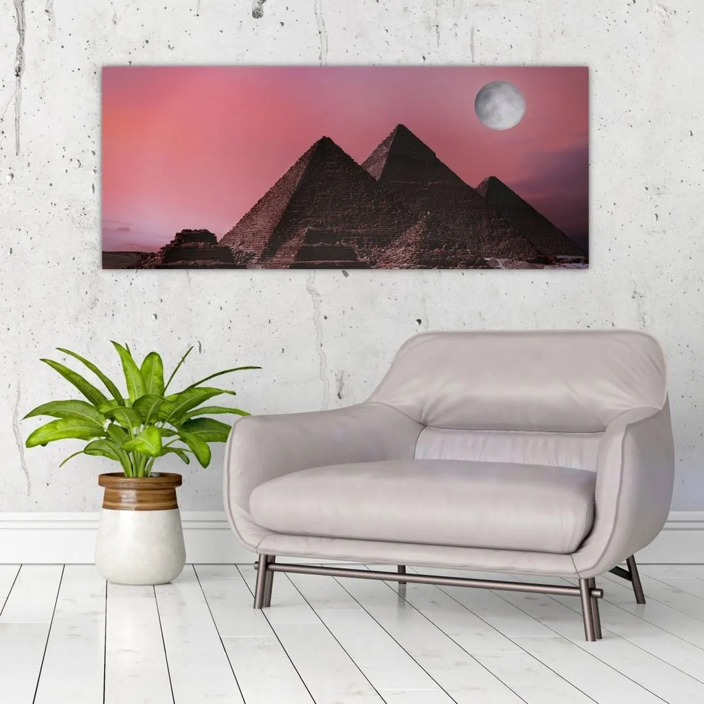 Tablou - Piramidă, Giza, Egipt (120x50 cm)