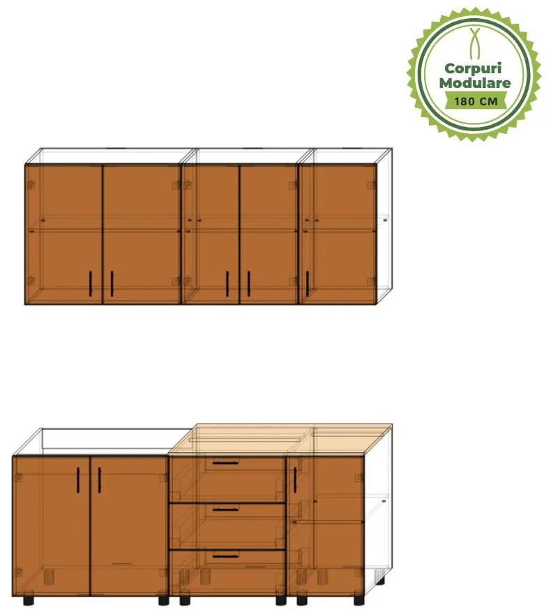 Configurator Bucatarie Modulara, Culoare Sonoma
