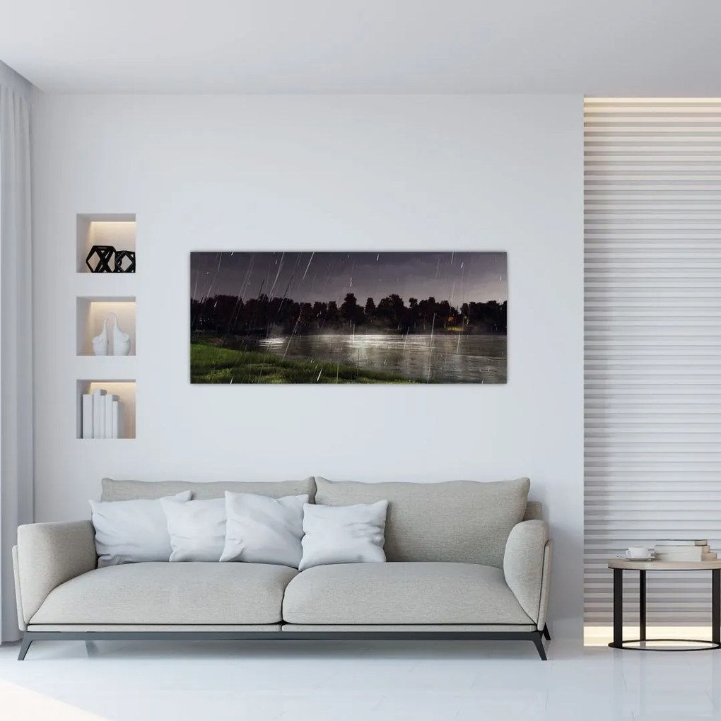 Tablou - Seara ploioasă (120x50 cm)