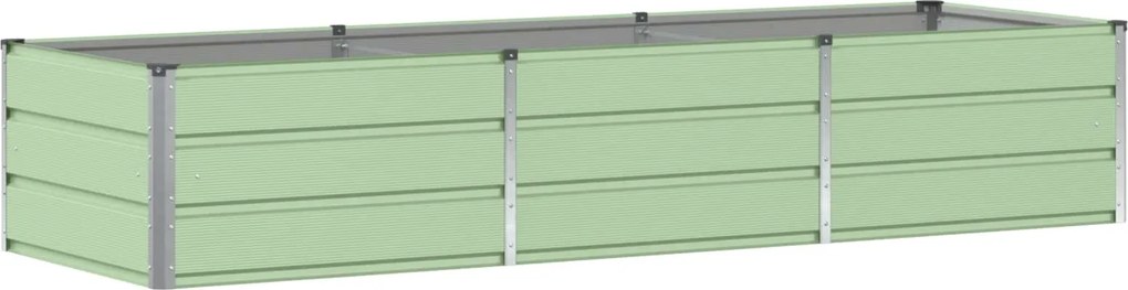 vidaXL Jardinieră Verde 240 x 80 x 45 cm Oțel