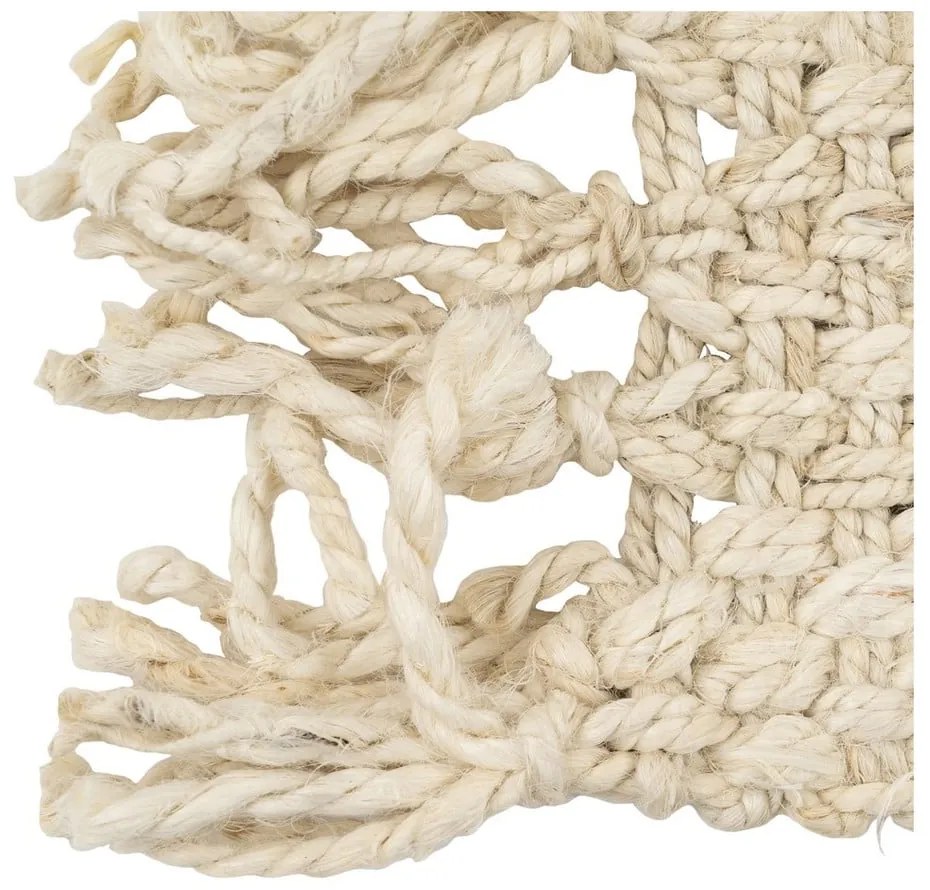 Covor crem din iută 160x230 cm Altea – Ixia