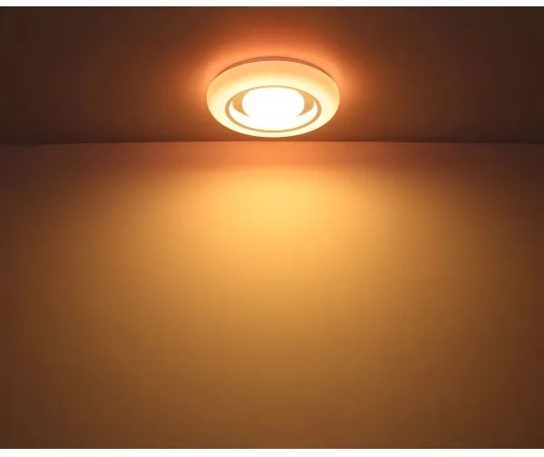 Plafonieră RGBW dimabilă BURRO LED/18W/230V Globo 41369-18 + telecomandă