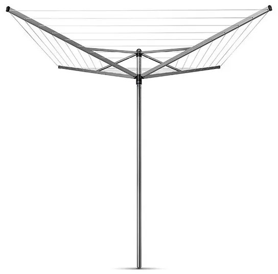 Uscator de rufe pentru exterior Brabantia TopSpinner 90300261, 40 m, Ancorare beton, Rezistent la coroziune, Inox