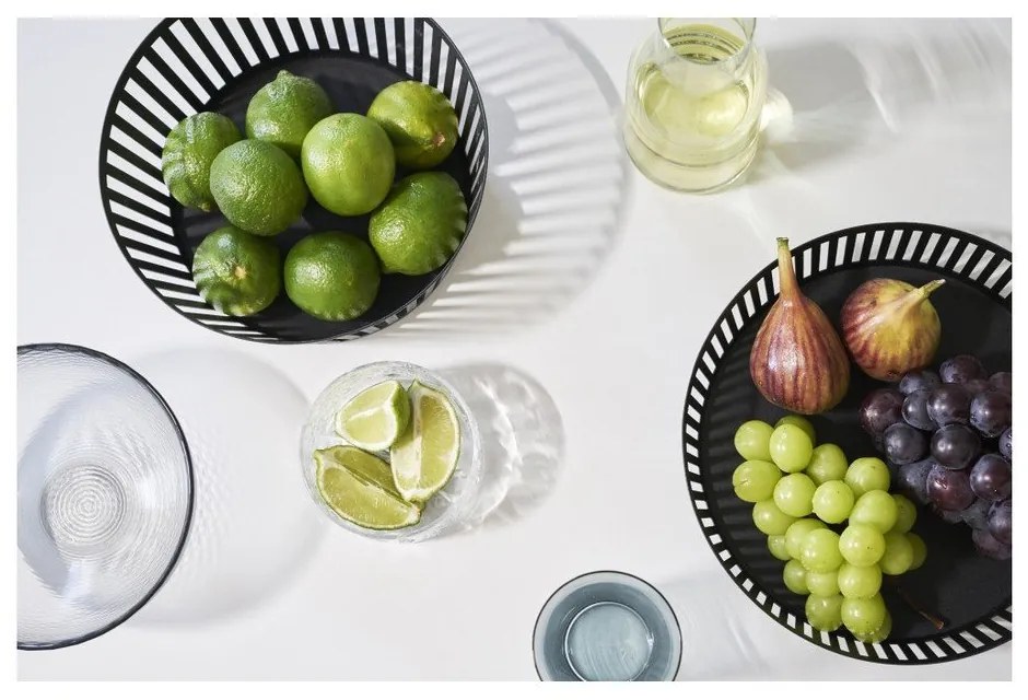 Fructieră YAMAZAKI Tower, ⌀ 25 cm, negru