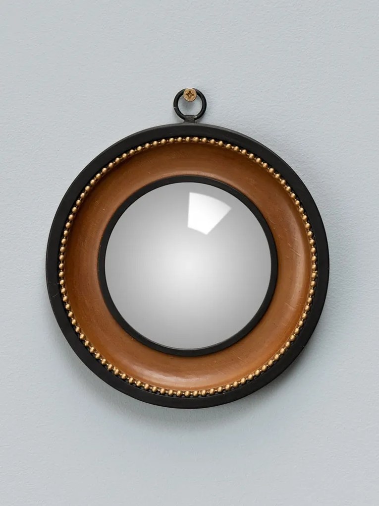 Oglinda decorativa convexa, din rasina, Clock Style