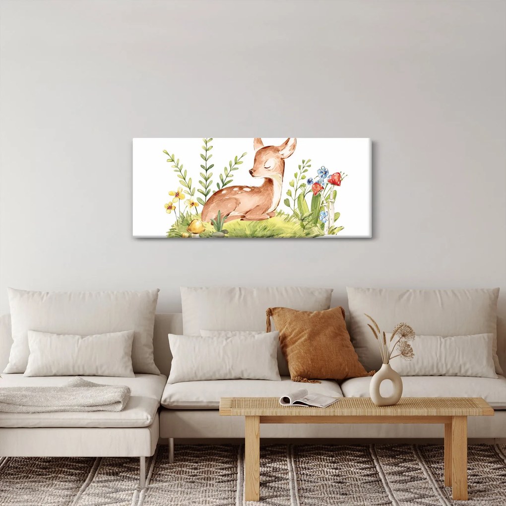 Tablou - Micuțul cerb (120x50 cm)
