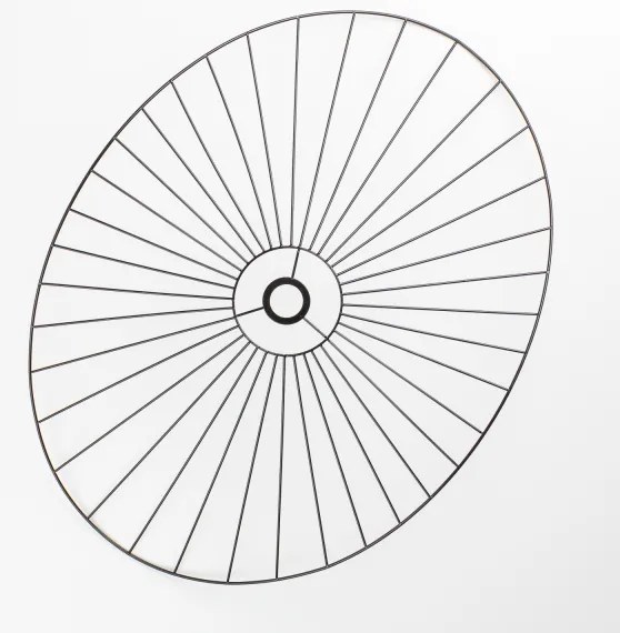 Brilagi - Lustră LED aplicată CERIA WIRE 1xE27/40W/230V 60x80 cm neagră