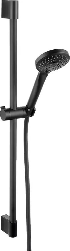 Set de dus cu bara FDesign Inula 3 functii 72 cm negru mat