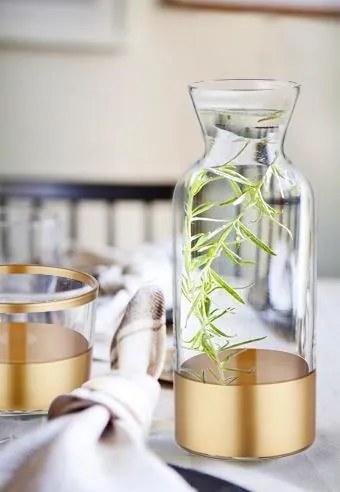Set Carafe & Pahar - Aur