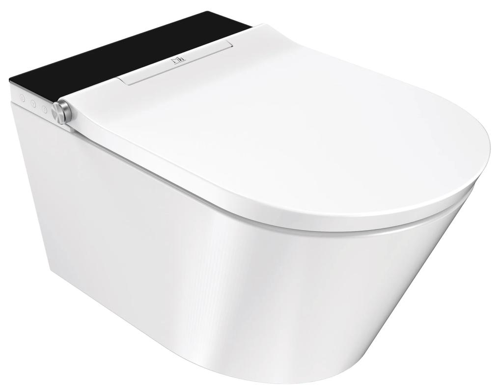 Major&amp;Maker Deluxe B toaletă cu spălare agăţat fără margine alb 4020FB
