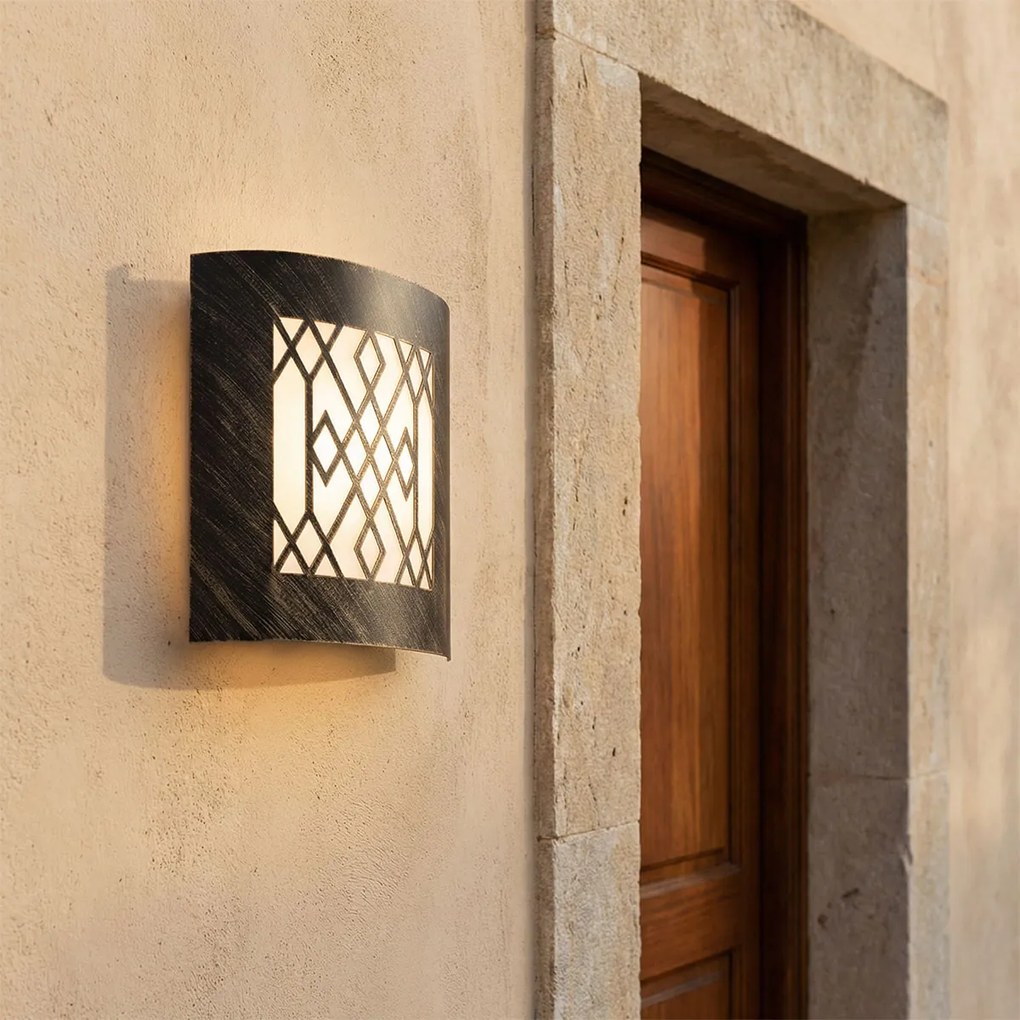 Lampă de perete exterioară modernă maro ruginiu IP44 - Emmerald Classic