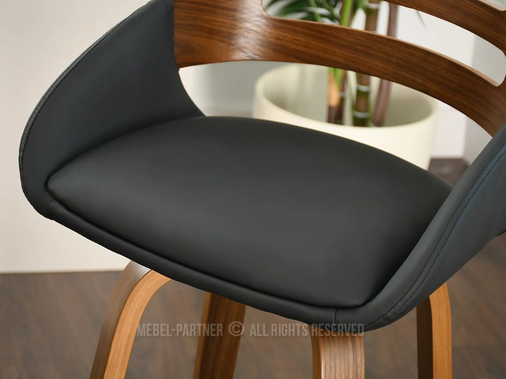 Scaun Theo H (nuc închis + negru). 1110750