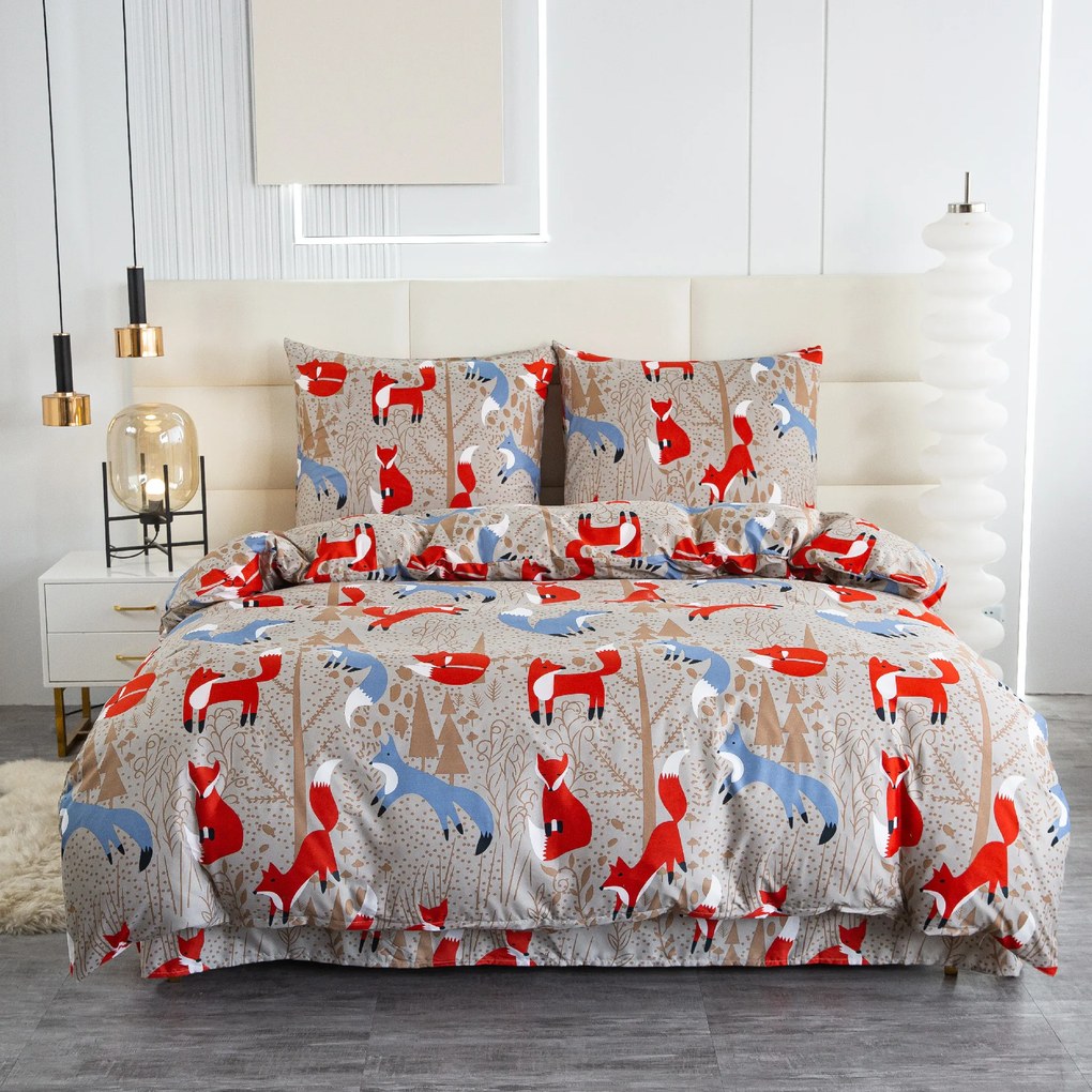 Lenjerie de pat din microfibra RED FOX maro Dimensiune lenjerie de pat: 70 x 90 cm | 140 x 200 cm