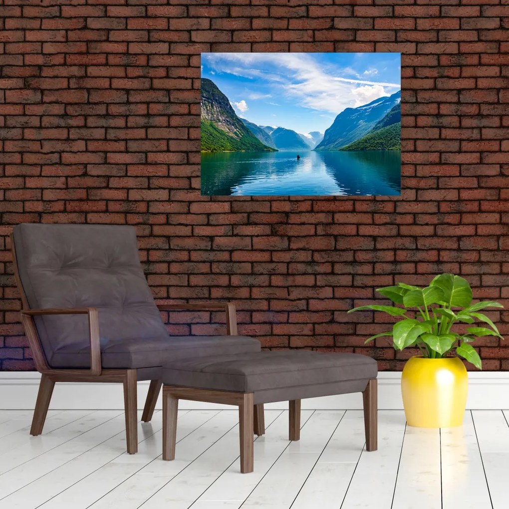 Tablou - Lacul Lovatnet (70x50 cm)