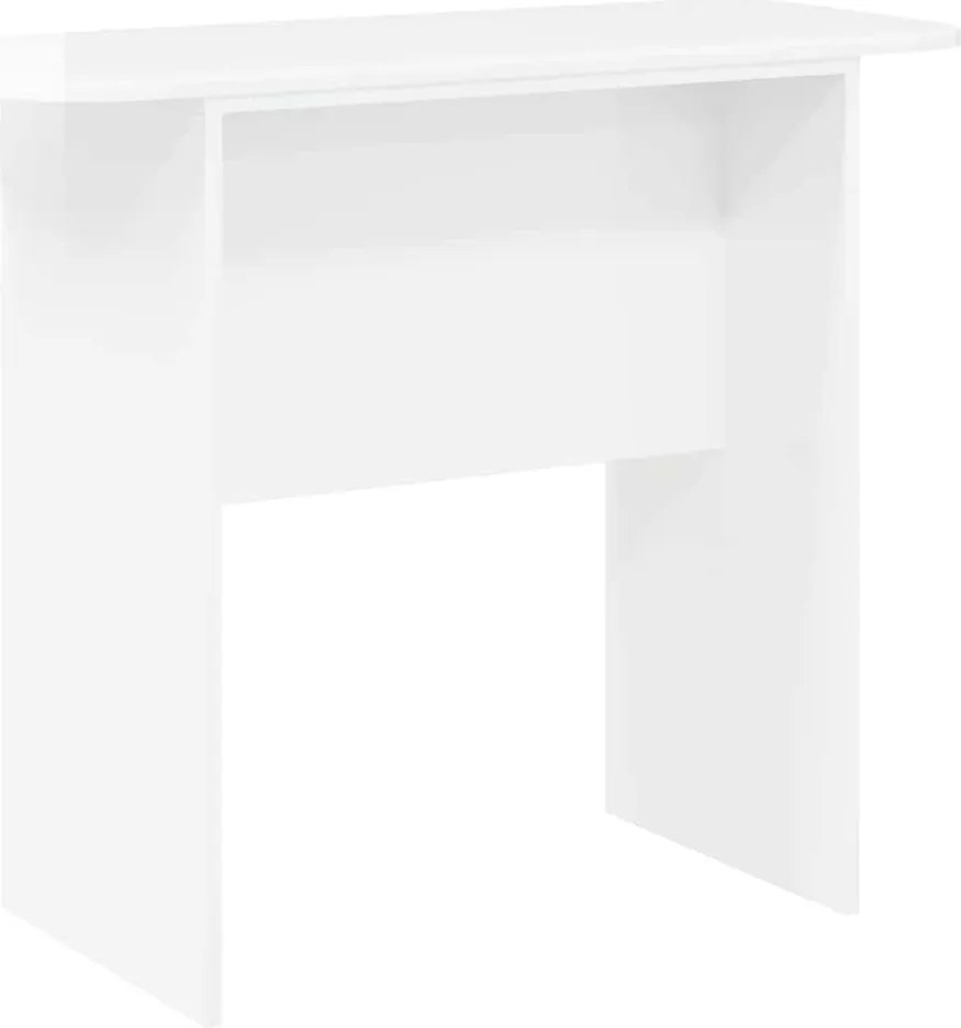 vidaXL Masă de consolă Alb lucios 93 x 40 x 75 cm Lemn compozit