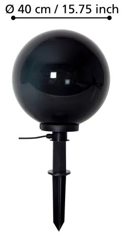 Lampă de exterior MONTEROLLO SMOKE 1xE27/40W/230V d. 40 cm IP44 Eglo 900203