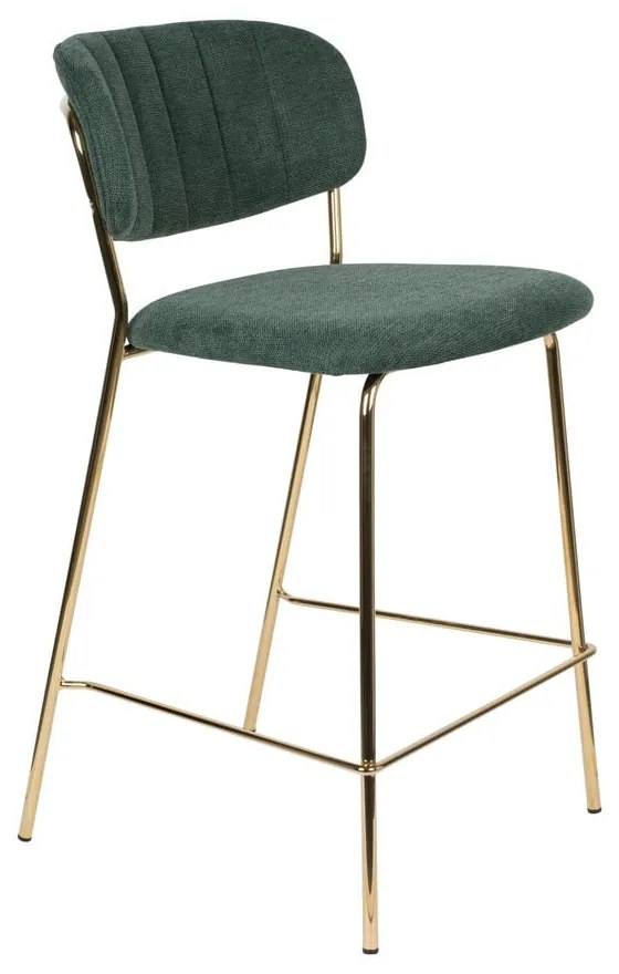 Scaune de bar verde-închis 2 buc. 89 cm Jolien – White Label