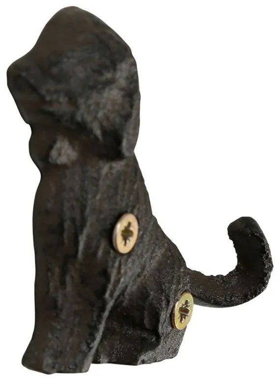 Set 3 cuiere decorative din fonta, L8 cm, Le Chien