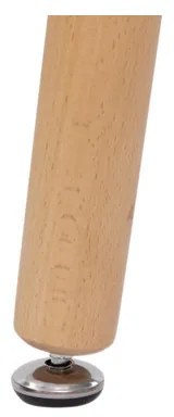 OFERTA Masa de sufragerie neagra BERGEN 120x80 cm II. calitate.