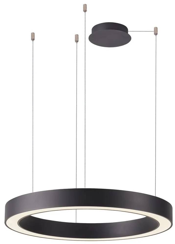 Azzardo AZ5050 - Lustră LED dimabilă pe cablu MARCO LED/80W/230V negru + + telecomandă