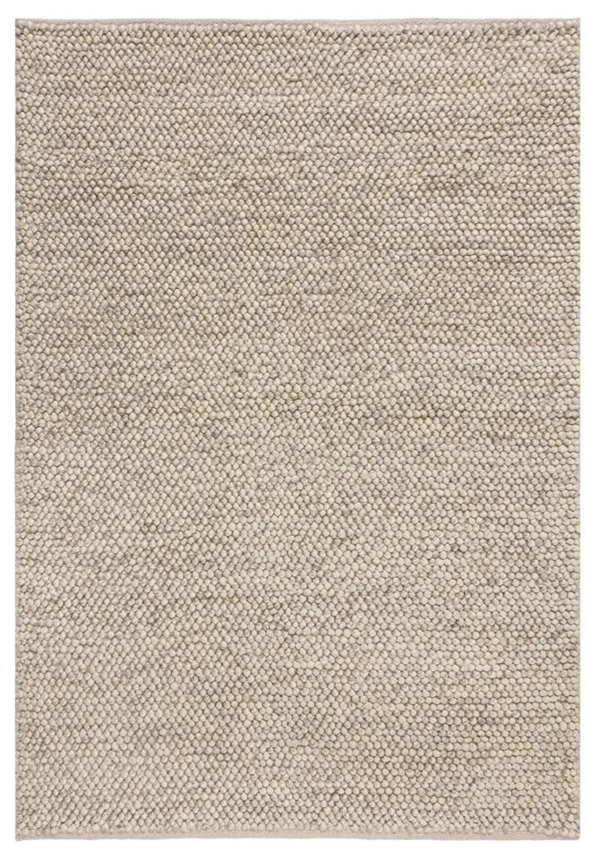 Covor gri deschis țesut manual din amestesc de lână 120x170 cm Minerals – Flair Rugs