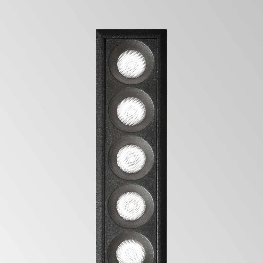 Spot dreptunghiular / Proiector LED incastrabil Lika fi slim 20w 3000k, negru