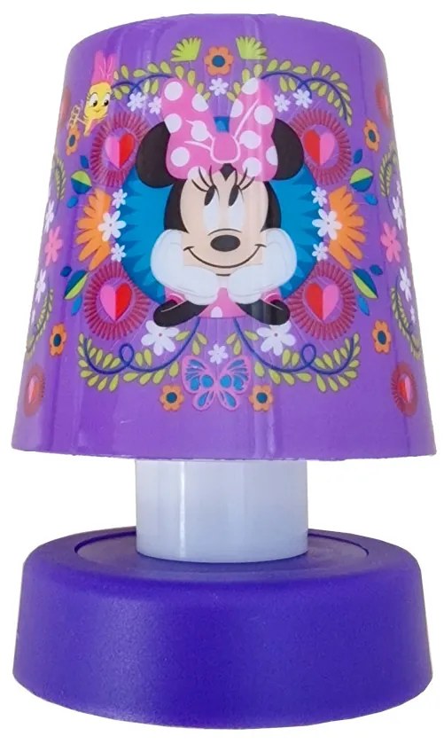 Disney Minnie Purple lampă mini de masă 11 cm