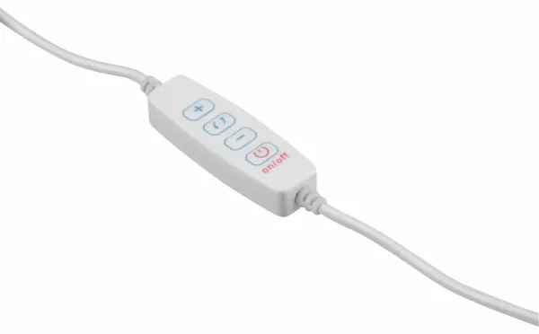 Lampă LED dimabilă de masă cu lupă Extol LED/8W/5V 2900/4500/7500K alb