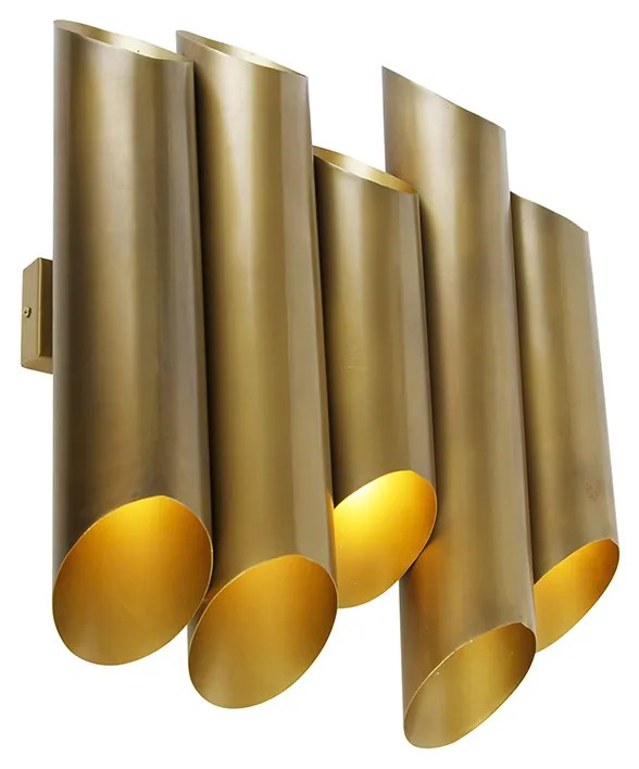 Aplică industrială din alamă cu 10 lumini - Whistle