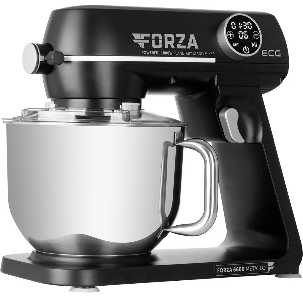 Robot de bucătărie ECG Forza 6600 Metallo Nero