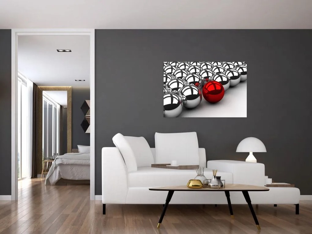 Tablou cu bile lucioase (90x60 cm)