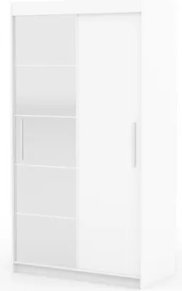 Dulap cu usi glisante si oglinda 120x215 cm, Esti, ADRK Furniture (Culoare: Sonoma)