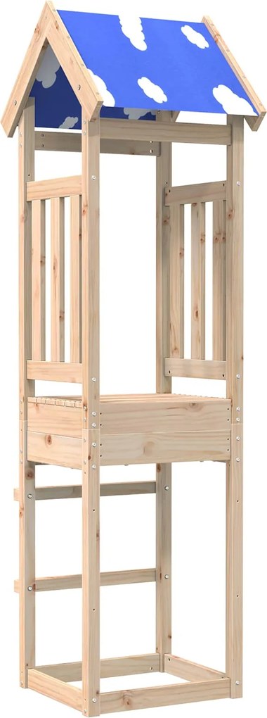 vidaXL Turn de joacă Maro 52.5 x 46.5 x 208 cm Lemn de pin masiv