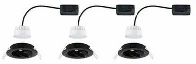 SET 3x corp de iluminat încastrat pentru baie LED/6W IP23 NOVA 230V Paulmann 94471