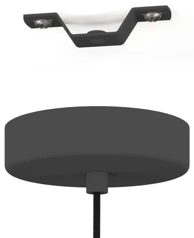 Lustră pe cablu Eglo 390135 PETROSA 1xE27/40W/230V gri