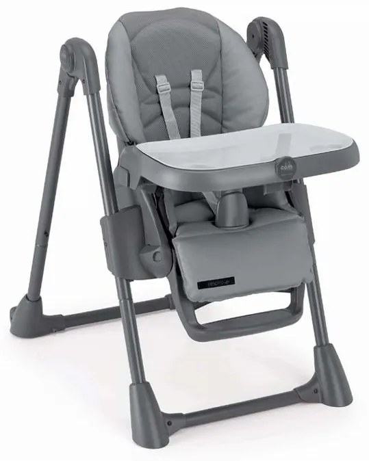 Scaun de Masa Multifunctional pentru Bebelusi si Copii, CAM   Pappananna Icon Air, Material mesh respirant 3D, Inaltime Ajustabila, Varsta 6 luni-15 kg, Pliabil, Centura de Siguranta in 5 Puncte, Depoz