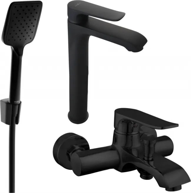 Mexen Pecos R62 set cadă, negru - 72713R62-70