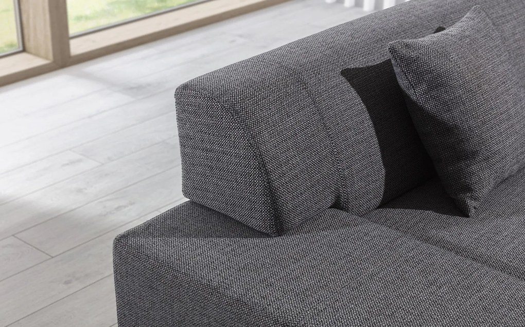 Colțar lemn masiv Extensibil Primo Depozitare 278x217cm Personalizabil - Sawana 21, Stânga