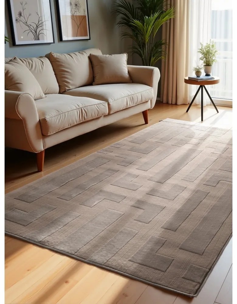 Covor bej 200x280 cm Perles Onyx – Elle Decoration