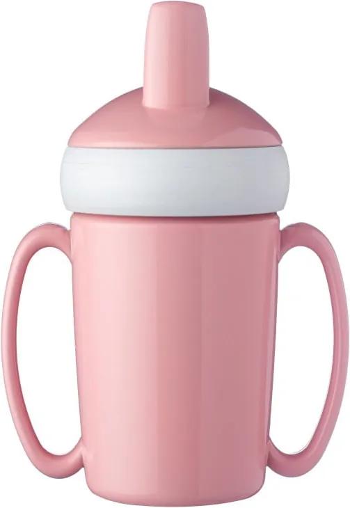 Sticlă pentru copii Rosti Mepal Trainer Mug, roz