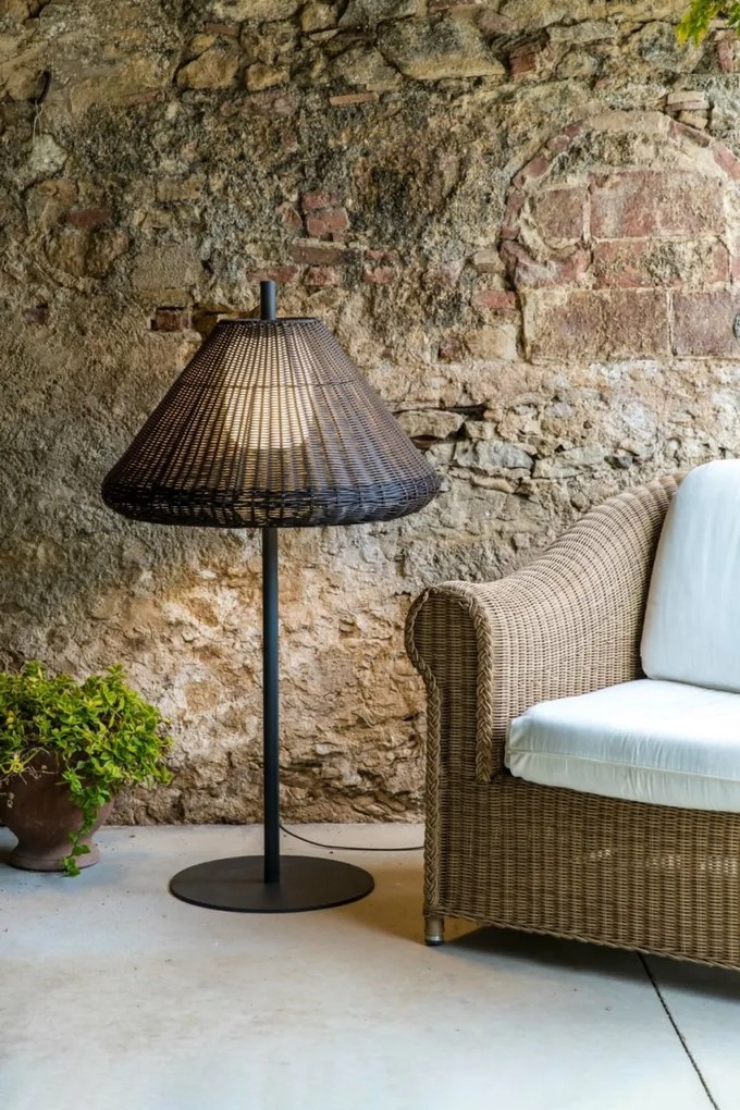 Lampa de podea iluminat exterior decorativ SAIGON 120/W70 gri/maro