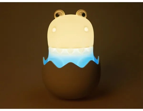 Lampă LED RGB tactilă reîncărcabilă dimabilă pentru copii MegaLight DIGGY DINO LED/5V