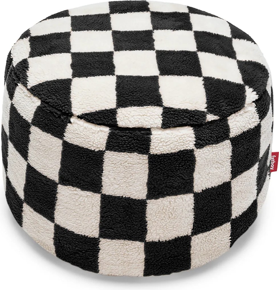 Puf Point Teddy, culori multiple - Fatboy Culoare: negru-ecru în carouri