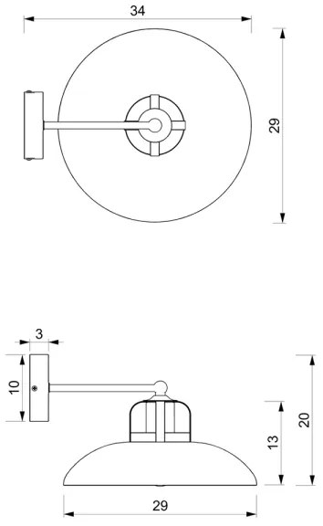Aplică Brilagi FLAMENGO 1xE27/60W/230V alb