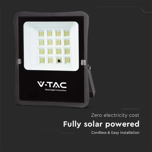 Proiector solar LED exterior 12W, 3,2V, 4000K, IP65