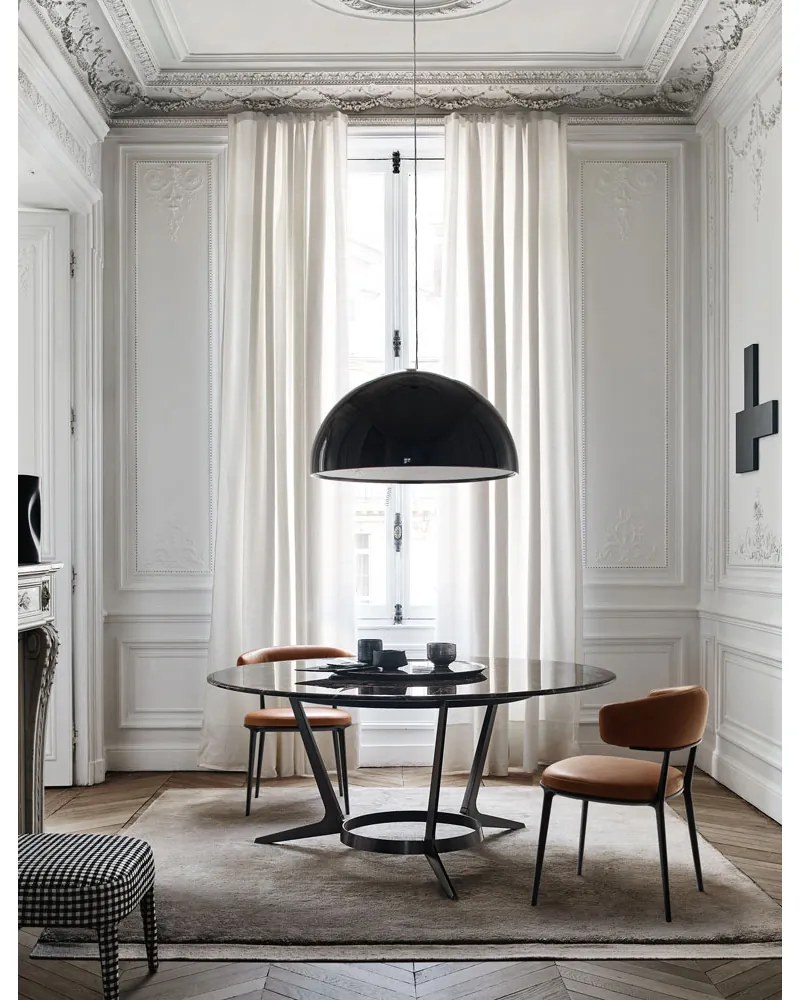 Pendul Kimberly, 87x87x45 cm, e27, 40 w, negru/alb/argintiu